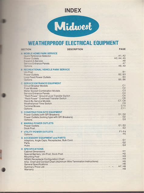 midwest electrical catalog